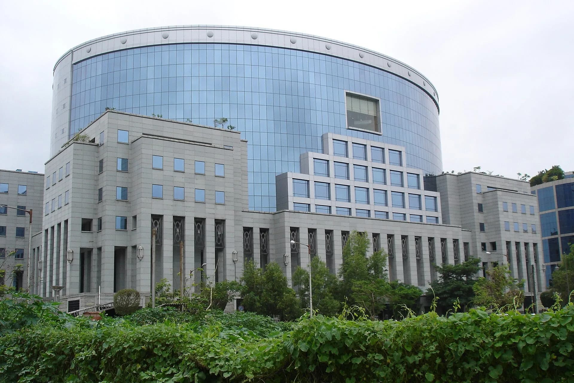 Glass and stone office towers in the Bandra-Kurla Complex, Mumbai's financial district