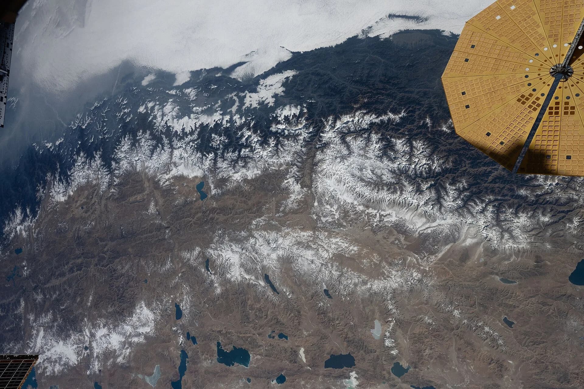 The Himalayas photographed from the International Space Station